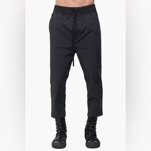 👌 NWOT Thom Krom💥 L ST 391 Men’s Cropped Tech Trousers - Black (Size‎ L)